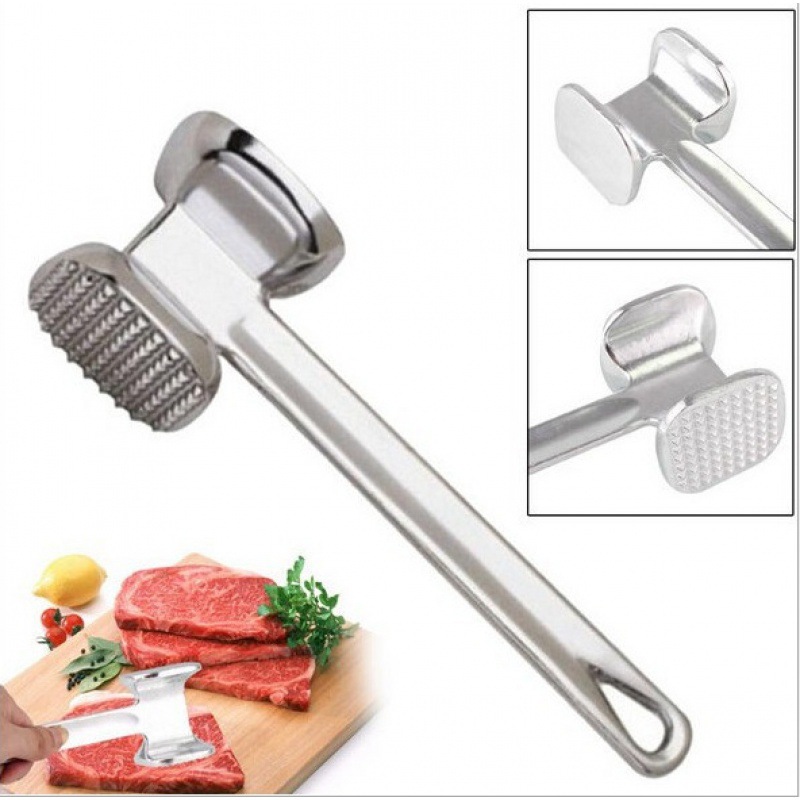 2021 High quality Beef beat tender hammer home kitchen stainless steel knock loose mace