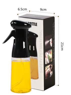 2021 High quality 210ML Oil Spray BBQ Cooking Kitchen Baking Olive Oil Sprayer Oil Spray Empty Bottle
