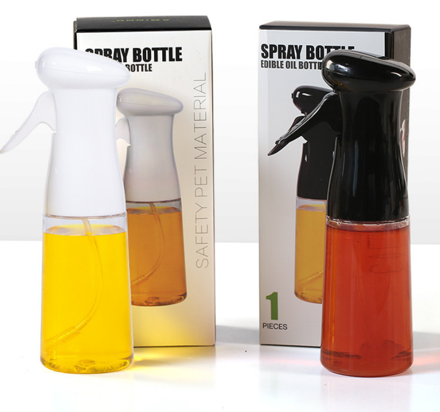 2021 High quality 210ML Oil Spray BBQ Cooking Kitchen Baking Olive Oil Sprayer Oil Spray Empty Bottle