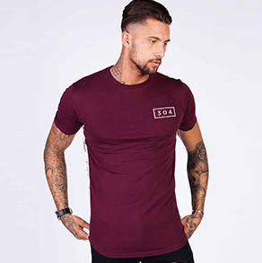 2021 High quality Mens Fitness T-shirt Bodybuilding Slim Printed O-neck Short Sleeves Cotton Tee Tops Clothing