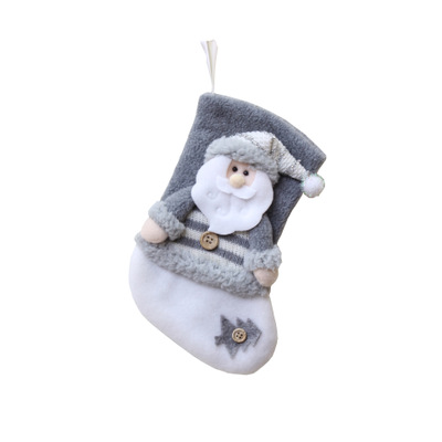 2021 High quality Home Decor Children's Christmas Stockings Candy Gift Bag Snowman Socks Christmas Gift Storage Bag