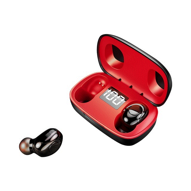 2021 High quality Bluetooth Wireless In-Ear Earphones Waterproof Sport Headphone with LED Digital Display Charging Box