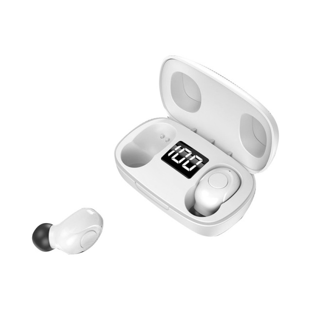 2021 High quality Bluetooth Wireless In-Ear Earphones Waterproof Sport Headphone with LED Digital Display Charging Box