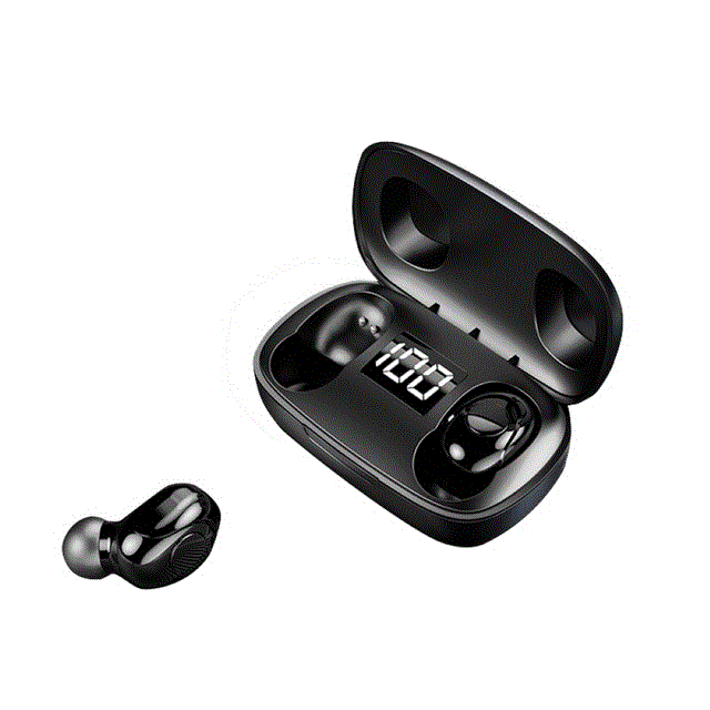 2021 High quality Bluetooth Wireless In-Ear Earphones Waterproof Sport Headphone with LED Digital Display Charging Box