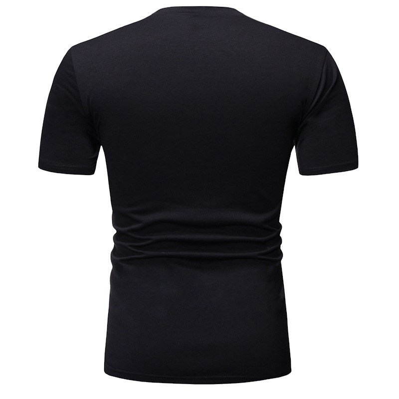 2021 High quality African Print  T-shirts Men Slim Fit O Neck Cotton Tshirts  Short Sleeve shirts