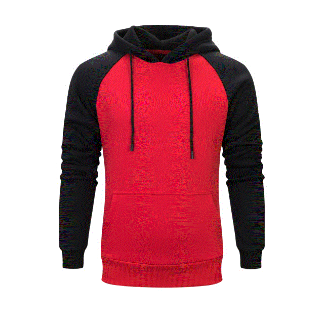 2021 High quality Men's  Fleece Hoodies Patchwork Sweatshirts  Men Casual Hoody
