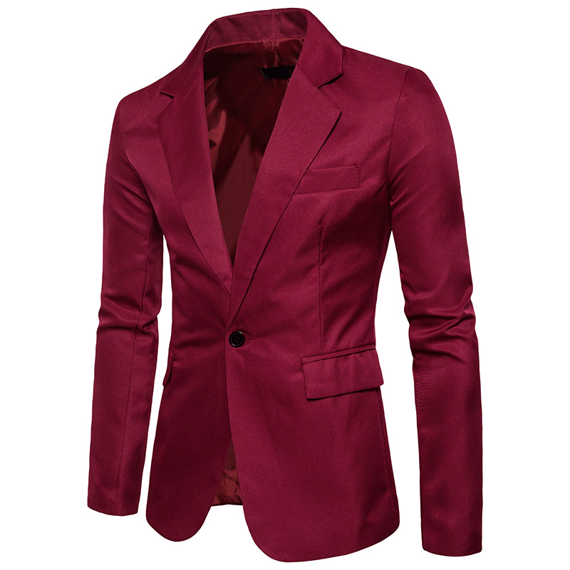 2021 High quality New men's solid color blazer 8 colors