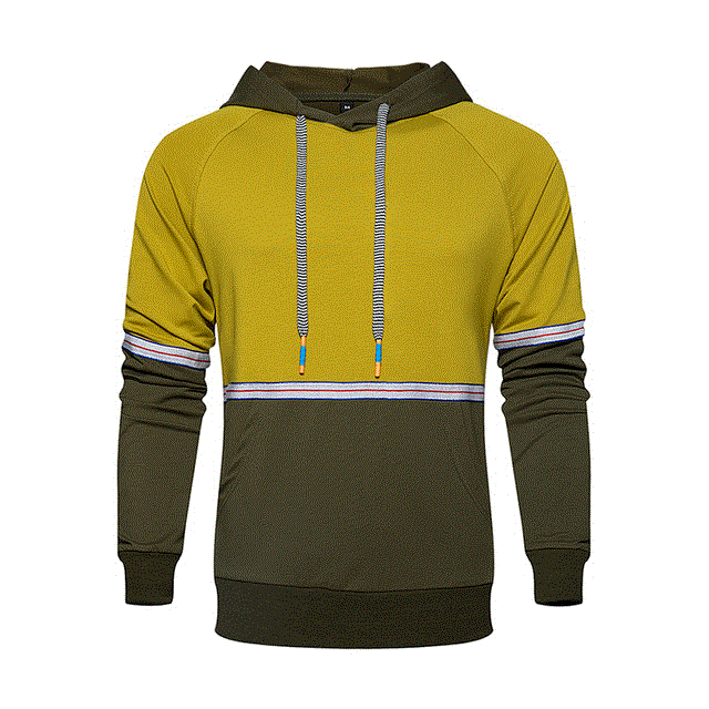 2021 High quality Men Patchwork Hoodies Men Fashion  Sweatshirts Hooded  Sweatshirt