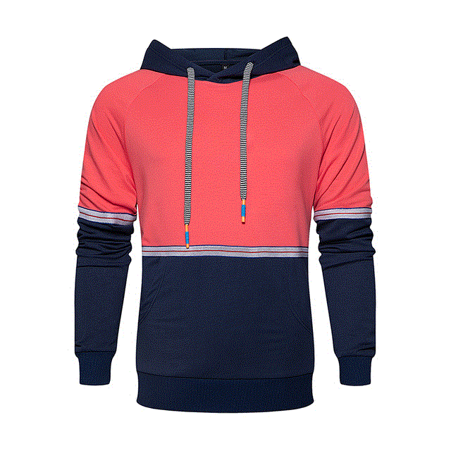 2021 High quality Men Patchwork Hoodies Men Fashion  Sweatshirts Hooded  Sweatshirt