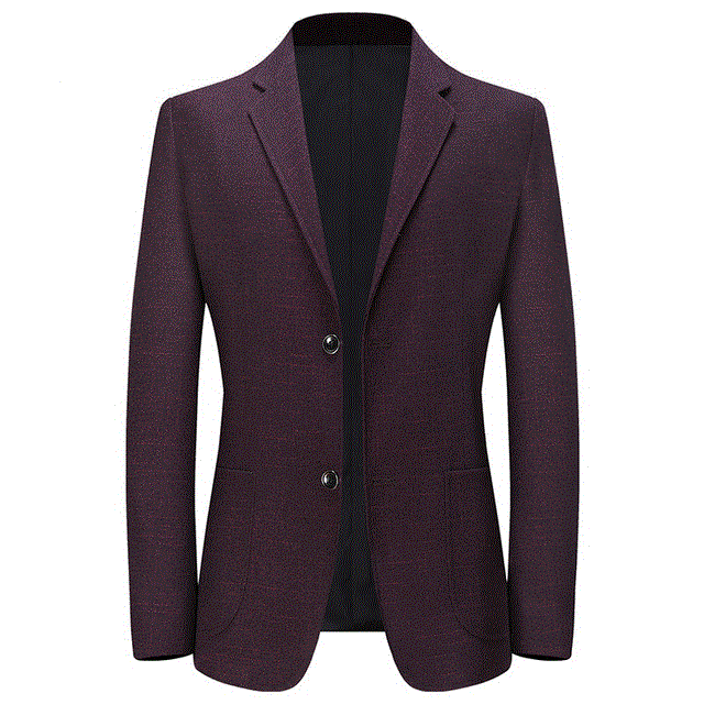 2021 High quality Men Trendy Blazers Solid Color Suit Blazer Male Business Casual Formal Blazers
