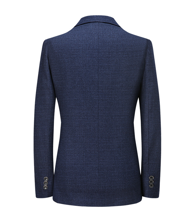 2021 High quality Men Trendy Blazers Solid Color Suit Blazer Male Business Casual Formal Blazers