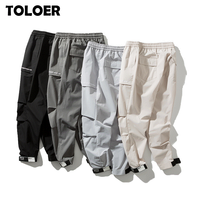 2021 High quality Men's Hip Hop Sweatpants Baggy Pants Harajuku Fashion Casual Trousers
