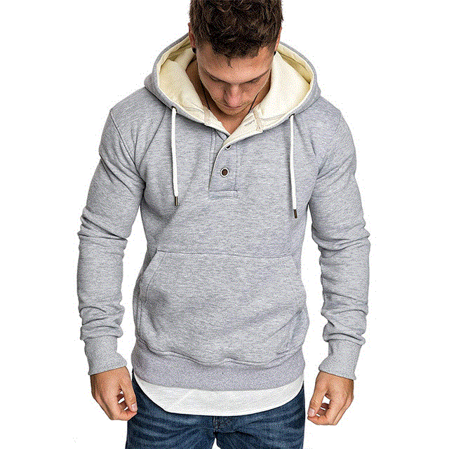2021 High quality Hooded Sweatshirts Mens Solid Color Fleece Fashion Casual Hoodies