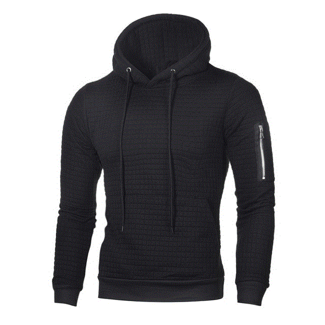 2021 High quality Men's Hoodies Casual Solid Long Sleeve Hooded Coats Male Tracksuit Sweatshirt