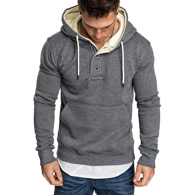 2021 High quality Hooded Sweatshirts Mens Solid Color Fleece Fashion Casual Hoodies