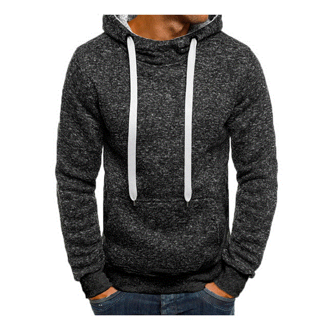 2021 High quality Men's Cutton Hoodies Long Sleeve Casual Fashion Outwear Mens Sweatshirt