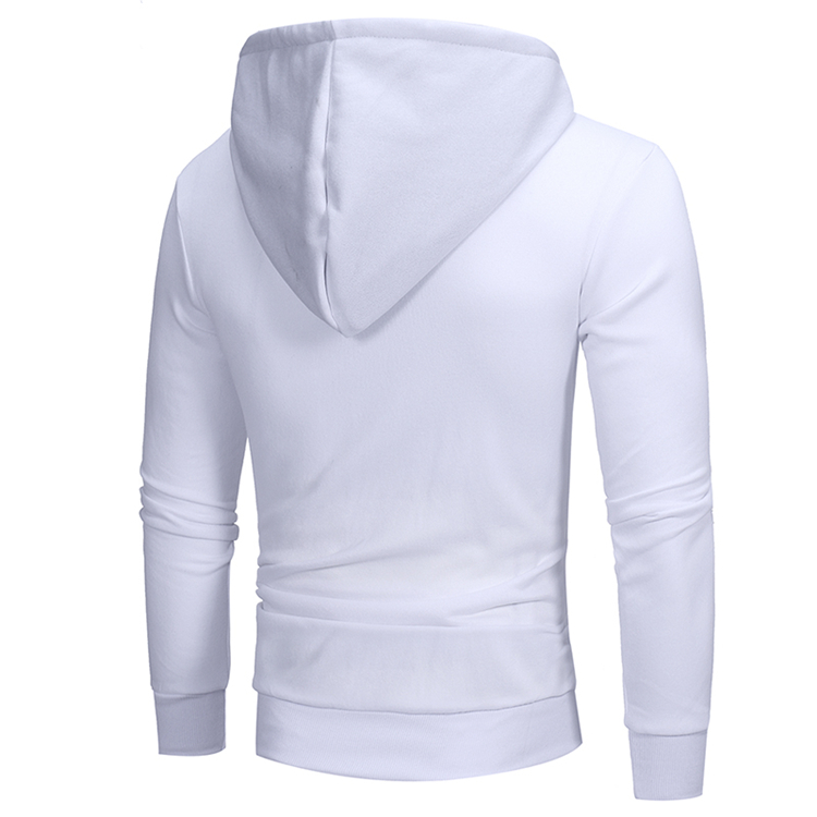 2021 High quality Men's Hoodies Casual Side Oblique Pull Sweatshirt Slim Male Tracksuit
