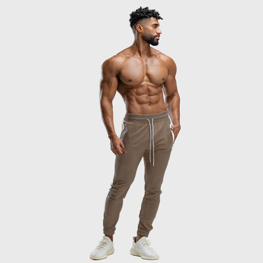 2021 High quality Sweatpants Men Casual Skinny Cotton Pants Gym Workout Trousers Male Spring Sportswear Track Pants