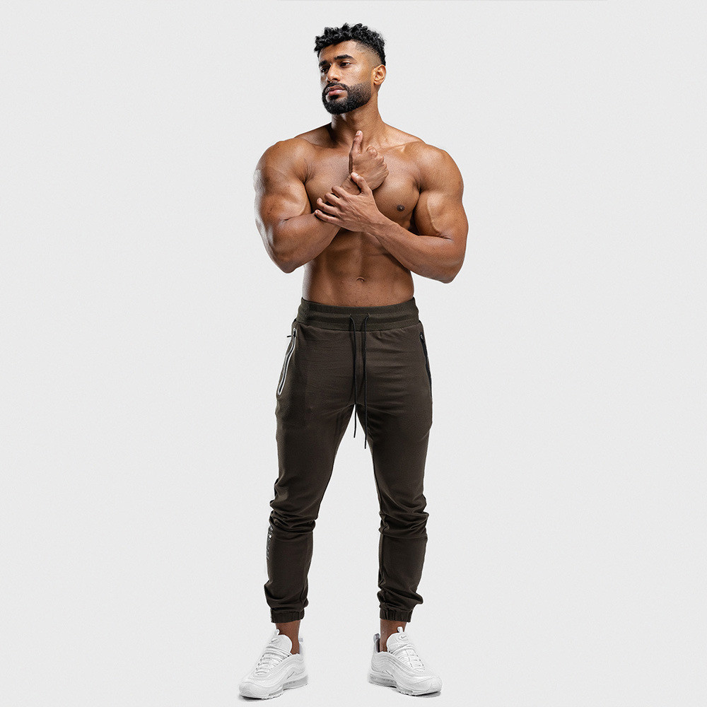 2021 High quality Sweatpants Men Casual Skinny Cotton Pants Gym Workout Trousers Male Spring Sportswear Track Pants