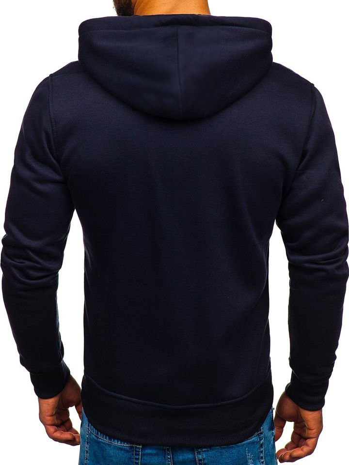 2021 High quality New Men's Casual Zipper Hoodies Sweatshirts Male black Green Solid Color Hooded Outerwear Tops