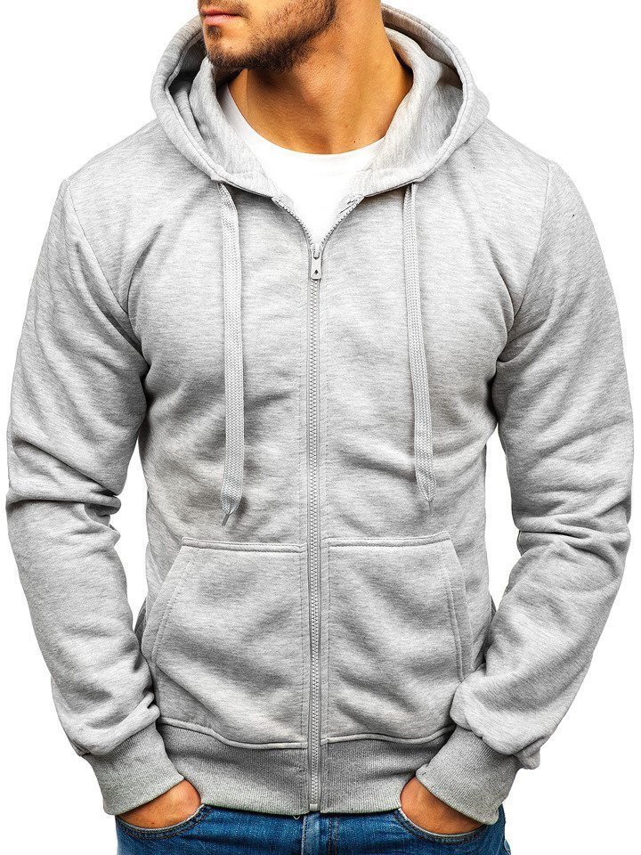 2021 High quality New Men's Casual Zipper Hoodies Sweatshirts Male black Green Solid Color Hooded Outerwear Tops