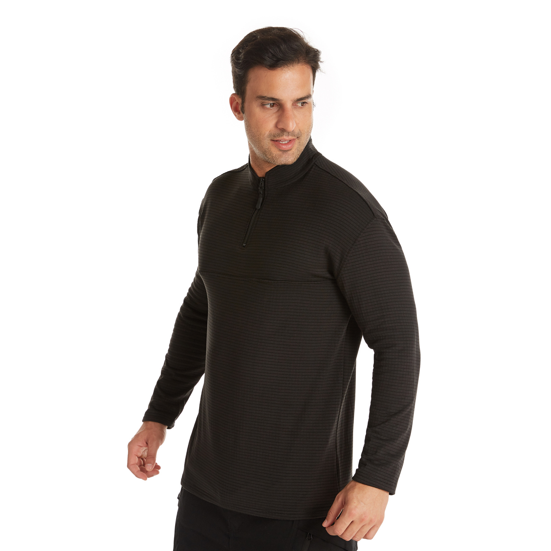 2021 High quality Fashion Autumn and winter men's outdoor fleece sports double-sided polar fleece warm set for men