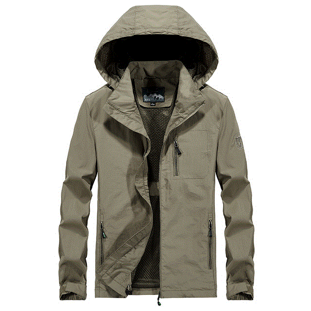 2021 High quality Fashion Men Hoodies Black Jacket Tracksuit Streetwear  Jeans Windbreaker Waterproof Clothing Jacket
