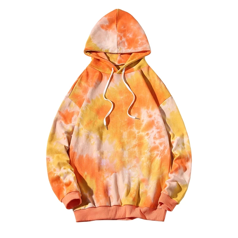 2021 High quality Autumn Tie Dye Hoodies Fashion Hooded Sweatshirt Men Clothing Male Streetwear Men Hoodie Sweatshirts