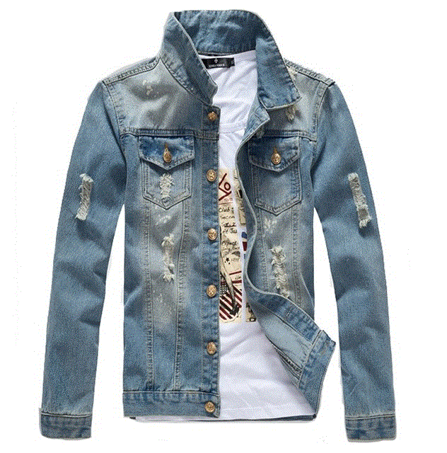 2021 High quality Spring Autumn Men Jean Jackets Casual Slim Fit Outerwear Male Jean Coats Fashion Male Brand Clothing