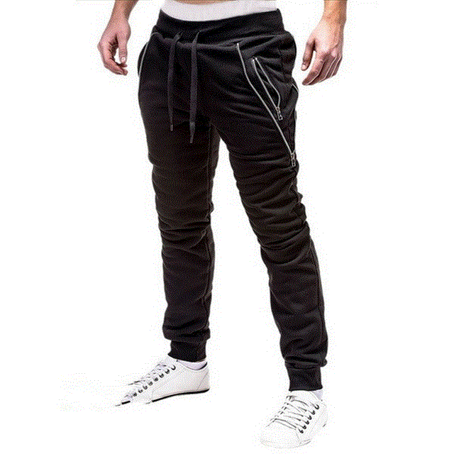 2021 High quality Male Fashion Pants Men Sweatpants Slacks Casual Elastic Joggings Sport Baggy Pockets Trousers