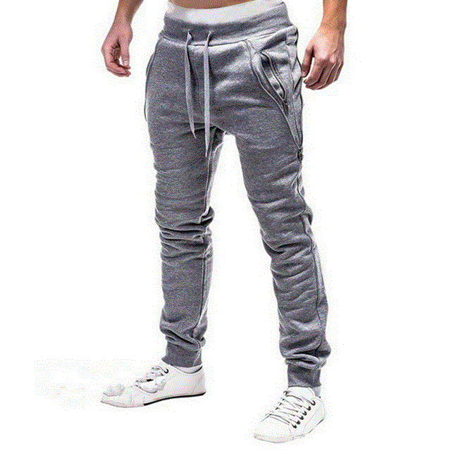 2021 High quality Male Fashion Pants Men Sweatpants Slacks Casual Elastic Joggings Sport Baggy Pockets Trousers