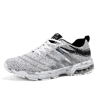 2021 High quality Men Running Shoes Weaving Breathable Shoes Outdoor Air Bounce Sport Shoes Men Non slip Sneaker