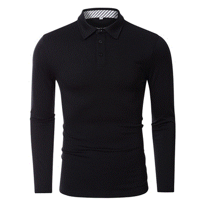 2021 High quality Summer Men Polo Shirts Casual Man Long Sleeve Slim Fit Shirts Men Cotton Sweatshirt Tops Clothing