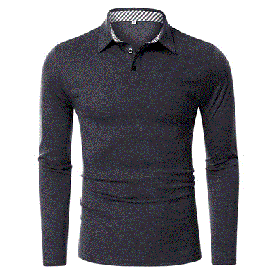2021 High quality Summer Men Polo Shirts Casual Man Long Sleeve Slim Fit Shirts Men Cotton Sweatshirt Tops Clothing