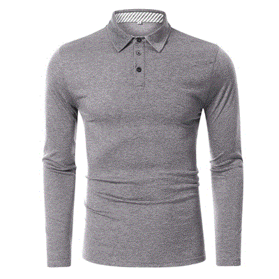 2021 High quality Summer Men Polo Shirts Casual Man Long Sleeve Slim Fit Shirts Men Cotton Sweatshirt Tops Clothing