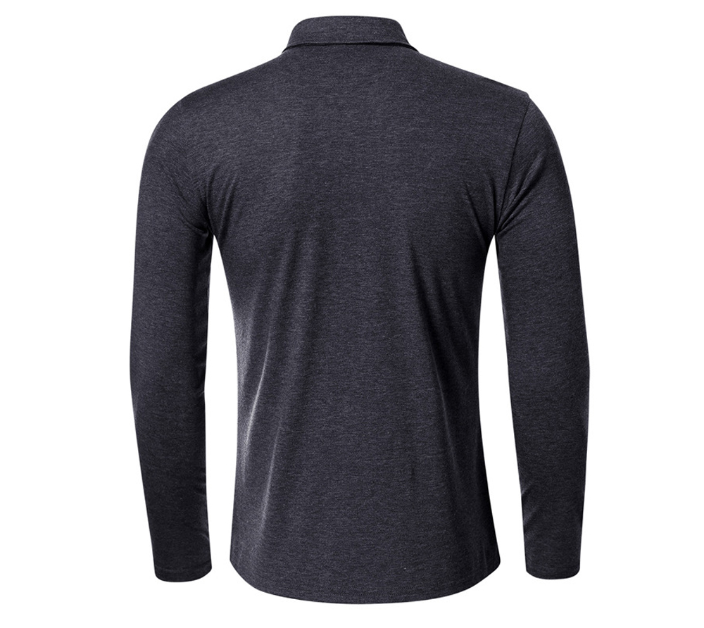 2021 High quality Summer Men Polo Shirts Casual Man Long Sleeve Slim Fit Shirts Men Cotton Sweatshirt Tops Clothing