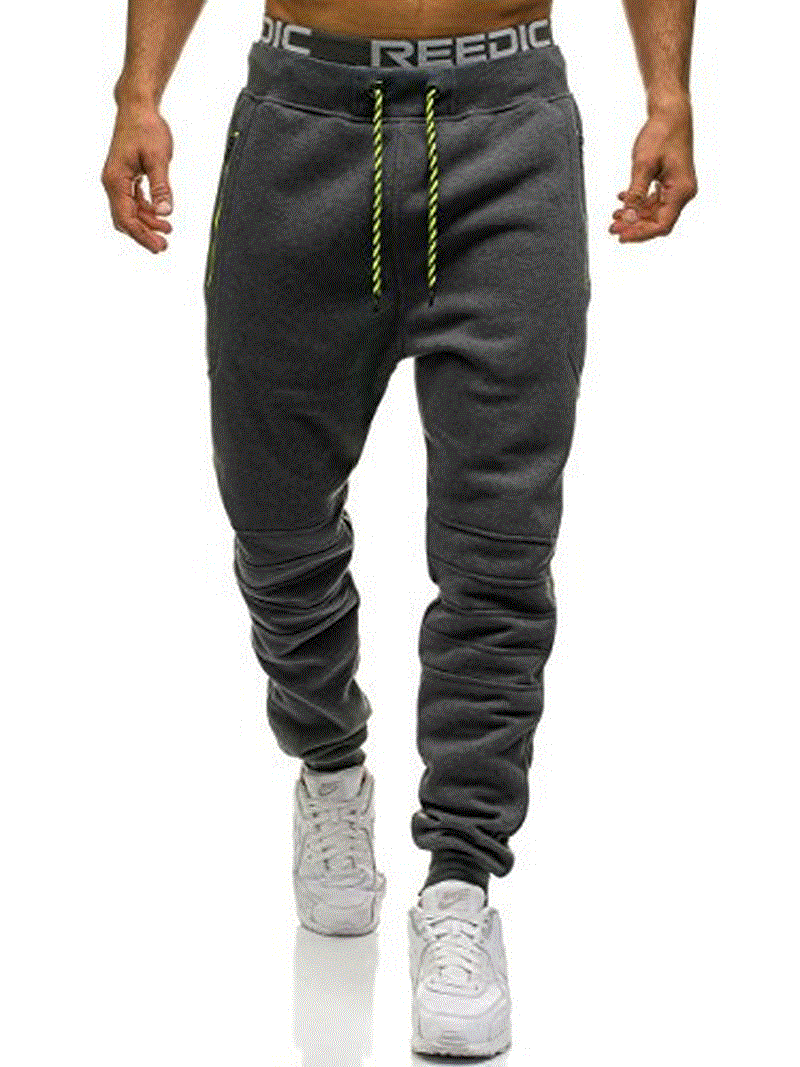 2021 High quality Men's Sportswear full elastic casual pants for men Fitness tight pants sweatpants Jogger Trousers