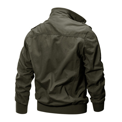 2021 High quality Military Jacket Men Spring Autumn Cotton Pilot Jacket Coat Army Men's Bomber Jackets plus size
