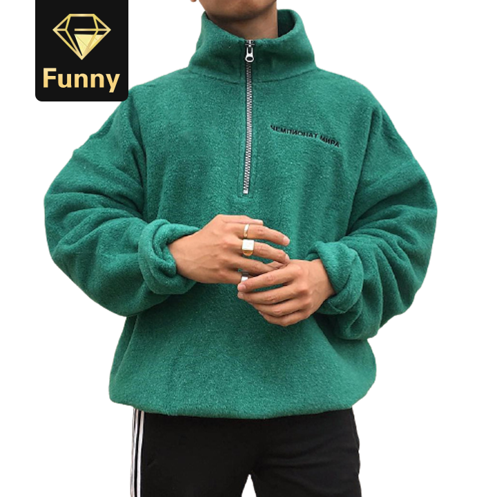 2021 High quality Fashion Men Wool Sweater Mandarin Collar Casual Pullover Cotton Long Sleeve Clothing Solid Coat