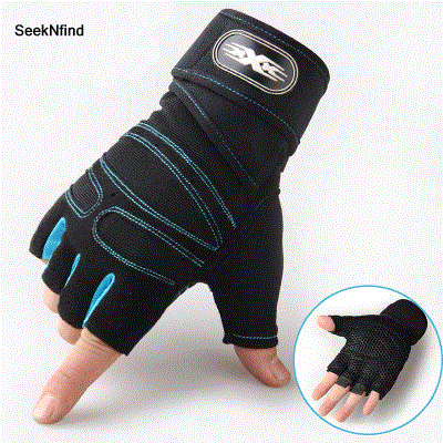 2021 High quality Half Finger  Non-slip Gloves Weight Lifting Sports Exercise Protect Wrist Fitness Gloves Breathable