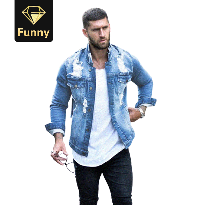 2021 High quality Jeans Jacket Coat Men Jackets Male Spring Clothing Streetwear Casual Slim Coat