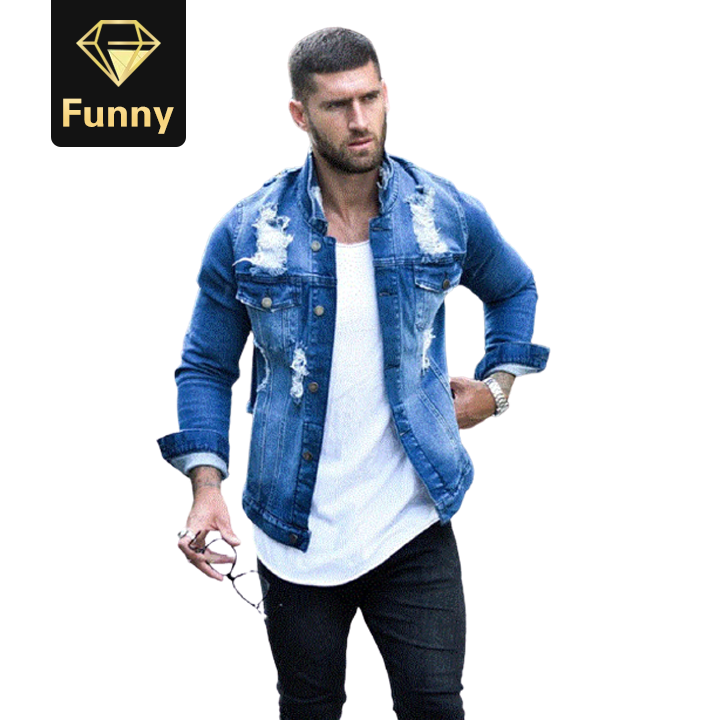 2021 High quality Jeans Jacket Coat Men Jackets Male Spring Clothing Streetwear Casual Slim Coat