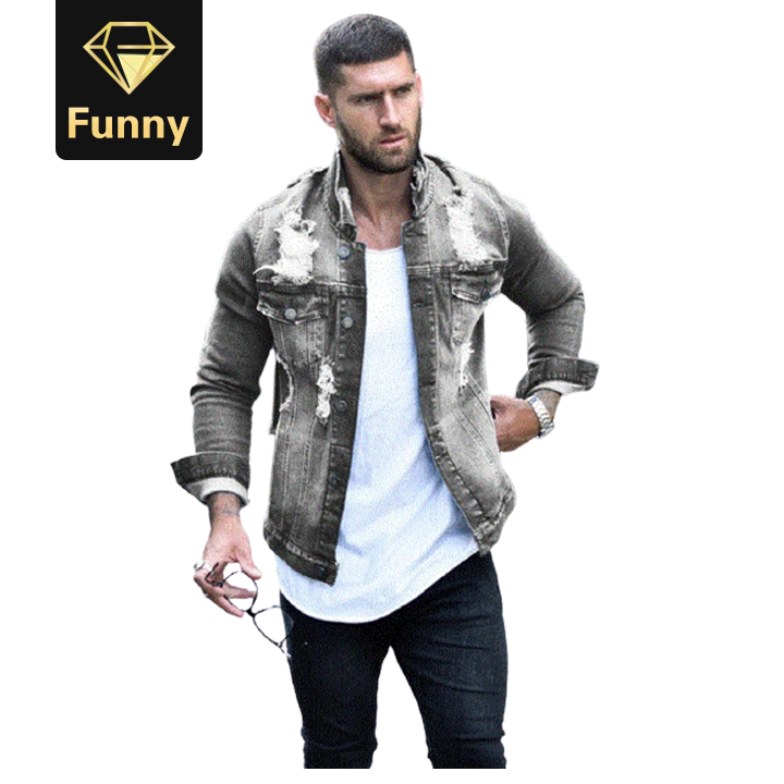 2021 High quality Jeans Jacket Coat Men Jackets Male Spring Clothing Streetwear Casual Slim Coat