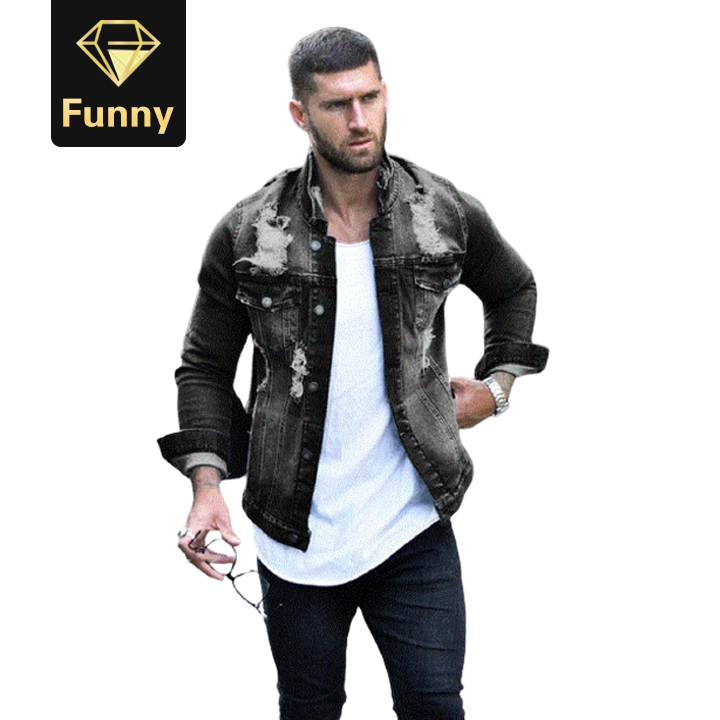 2021 High quality Jeans Jacket Coat Men Jackets Male Spring Clothing Streetwear Casual Slim Coat