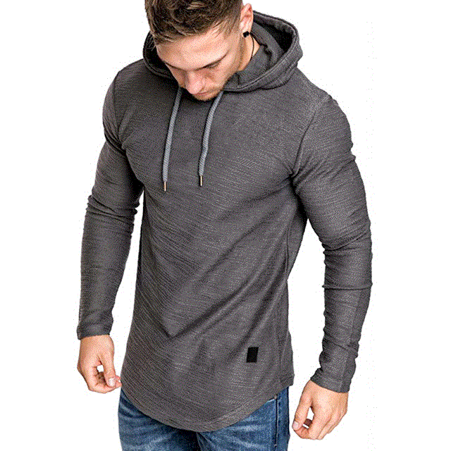 2021 High quality Men's Solid Color Sweatshirt Fashion Hoodie Spring And Autumn Winter Hip Hop Hoodie Male Long Sleeve