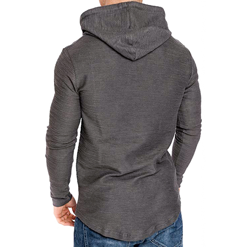 2021 High quality Men's Solid Color Sweatshirt Fashion Hoodie Spring And Autumn Winter Hip Hop Hoodie Male Long Sleeve