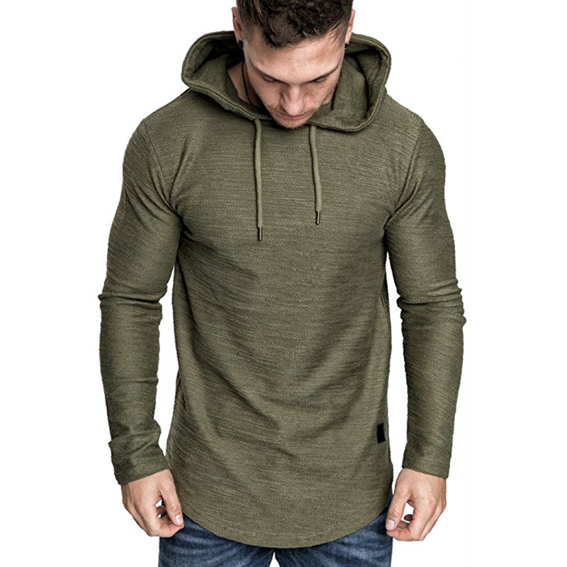 2021 High quality Men's Solid Color Sweatshirt Fashion Hoodie Spring And Autumn Winter Hip Hop Hoodie Male Long Sleeve