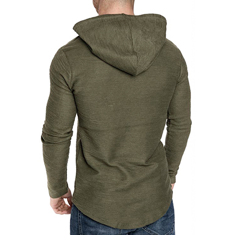 2021 High quality Men's Solid Color Sweatshirt Fashion Hoodie Spring And Autumn Winter Hip Hop Hoodie Male Long Sleeve