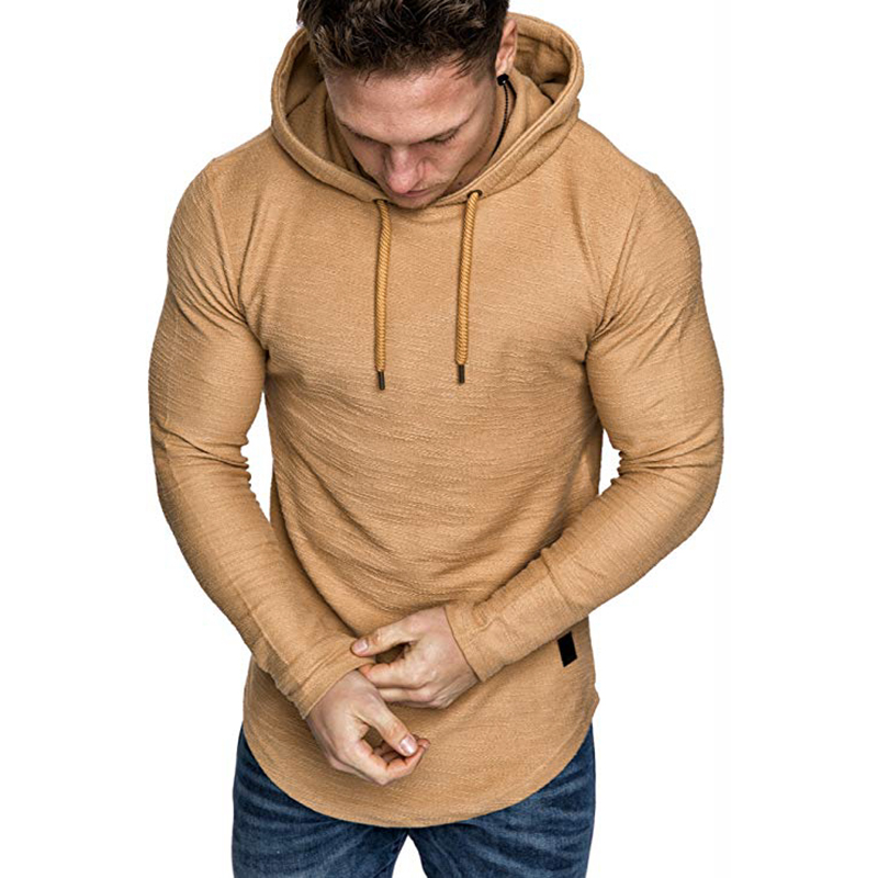2021 High quality Men's Solid Color Sweatshirt Fashion Hoodie Spring And Autumn Winter Hip Hop Hoodie Male Long Sleeve