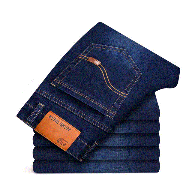 2021 High quality Men's Fashion Jeans Business Casual Stretch Slim Jeans Classic Trousers Denim Pants men size